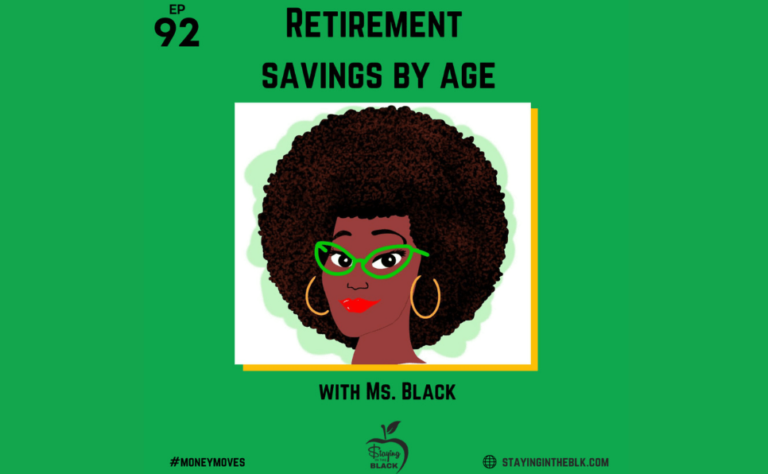 Retirement savings by age