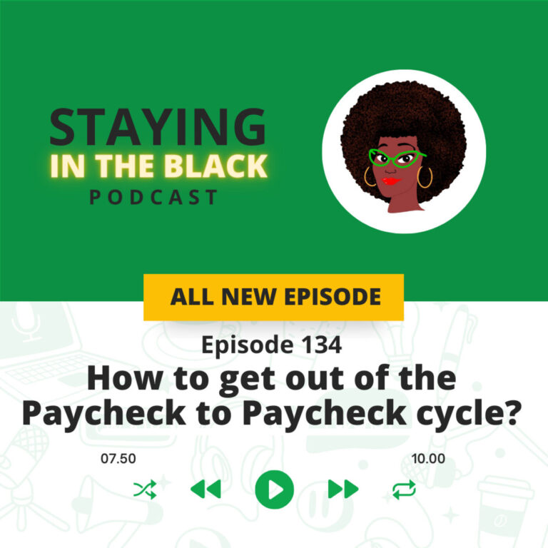 How to get out of the Paycheck to Paycheck cycle?